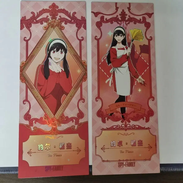 [BUNJANG] Spy x Family Holo Paper Bookmark Yor Set Ichiban Kuji / 스파패 스파이패밀리 홀로그램 종이 책갈피 요르 세트 포토카드 이치방 쿠지 제일복권