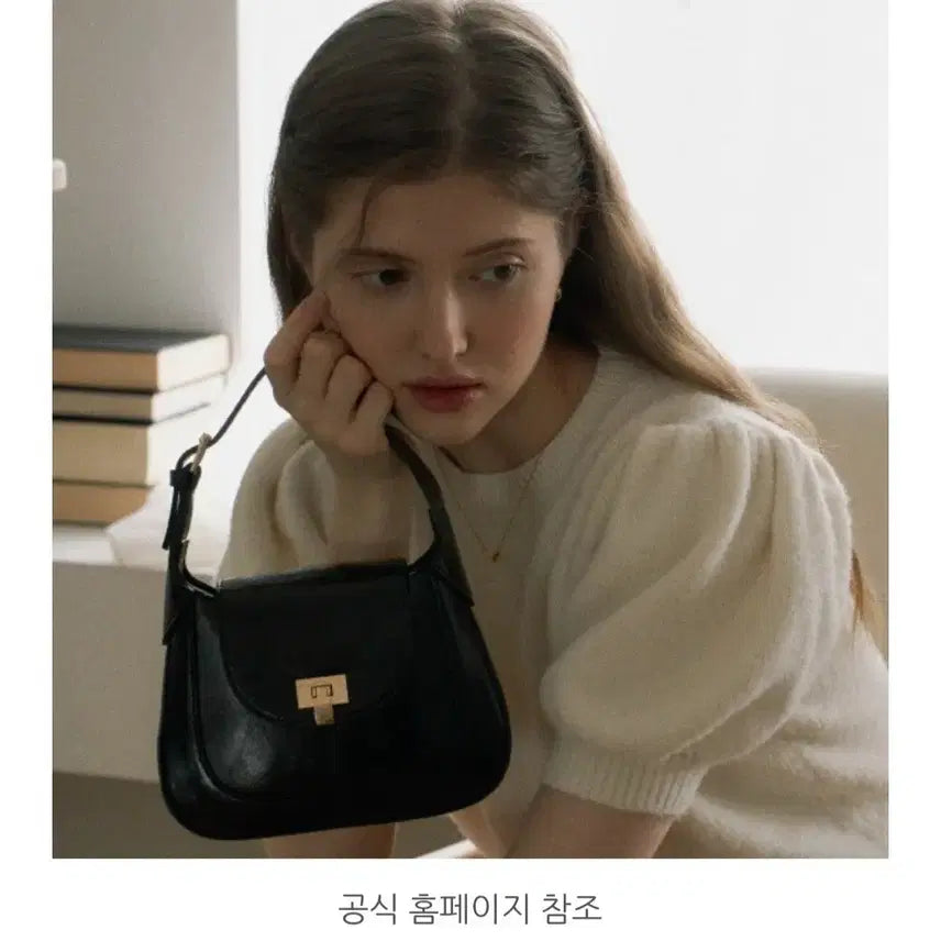 [BUNJANG] Back To Basics Beauté Crinkled Leather Tote Bag Black / 백투베이직스의 보떼 크링클드 블랙 토트백