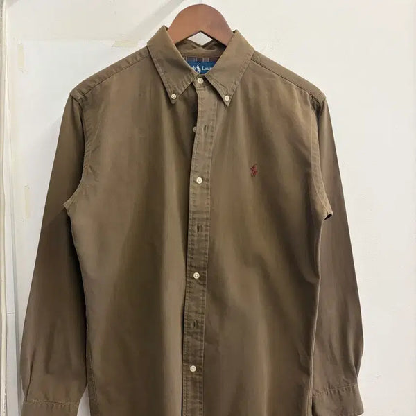 [BUNJANG] Polo Ralph Lauren Brown Shirt / N289. 폴로 브라운 셔츠