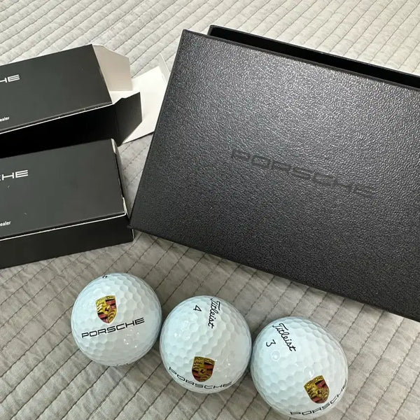 [BUNJANG] Porsche Logo Golf Balls (Set of 6) / 포르쉐 골프공 6구