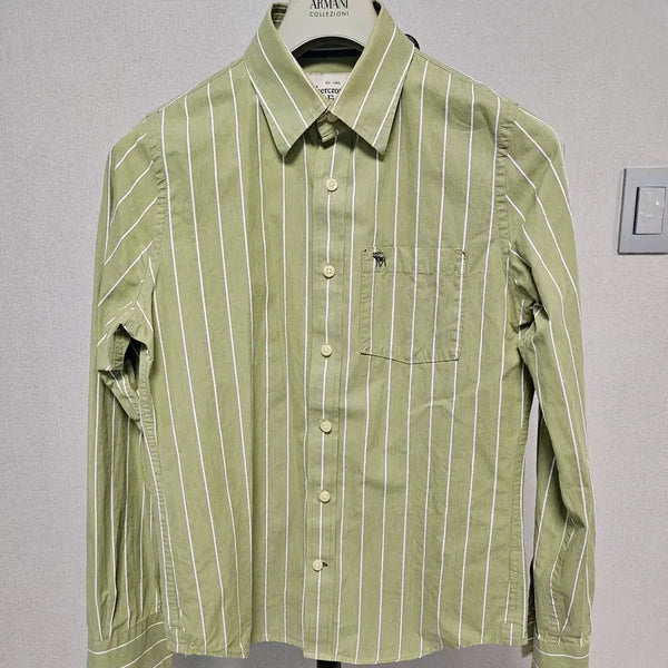 [BUNJANG] Abercrombie & Fitch Striped Shirt Size S / 아베크롬비 스트라이프 셔츠 S(95)사이즈