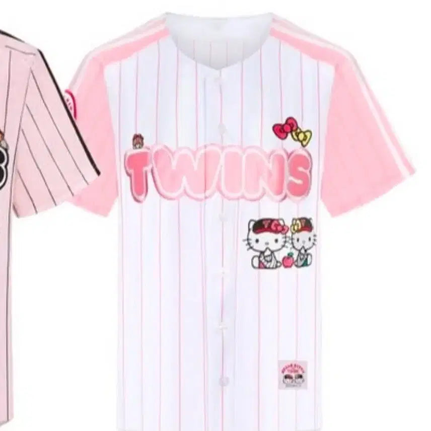 [BUNJANG] LG Twins Hello Kitty Jersey (Size 100, Unmarked) / 엘지트윈스 헬로키티 유니폼 노마킹 (100)