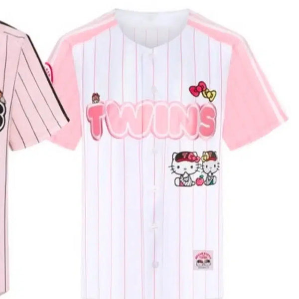 [BUNJANG] LG Twins Hello Kitty Jersey (Size 100, Unmarked) / 엘지트윈스 헬로키티 유니폼 노마킹 (100)