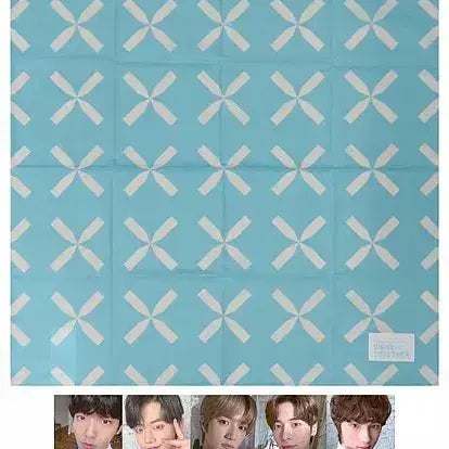 [BUNJANG] TXT Shine x Together 2021 Bandana + 5-Member Photocard Set / TXT SHINE X TOGETHER 2021 반다나 + 5명 포카포함