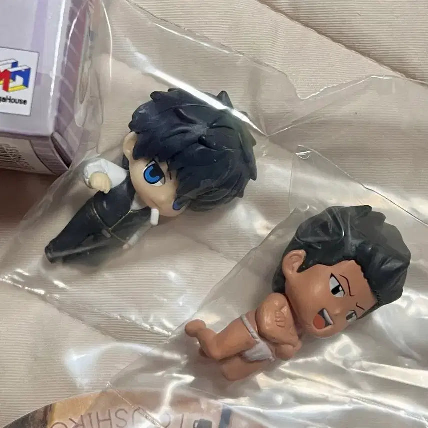 [BUNJANG] Gintama Ochamo Figure + Coaster Set: Hijikata & Kondo / 은혼 오챠토모 피규어 + 코스터 세트 히지 콘도