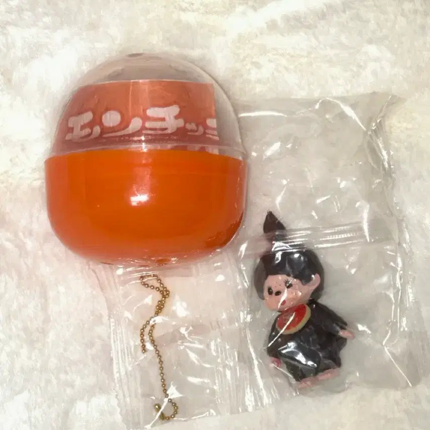 [BUNJANG] Monchhichi 50th Anniversary Mascot Keychain Monchhichi Girl (Sealed) / 몬치치 50주년 마스코트 키링 4차 몬치치걸 미개봉