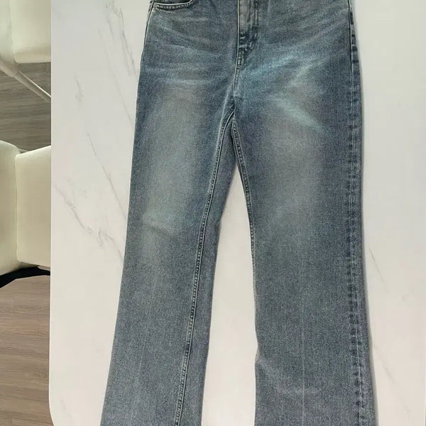 [BUNJANG] DUNST Semi Bootcut Denim Light Blue / 던스트 세미 부츠컷 데님 라이트 블루