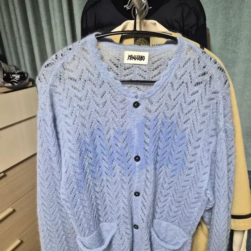 [BUNJANG] MARIANO BIMBO Sky Blue Cardigan (M) / [m]마리아노 빔보 가디건 스카이블루