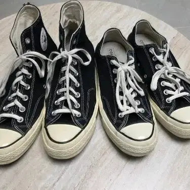 [BUNJANG] Converse Chuck 70 High & Low Top (280mm) - Pair / 컨버스 척 70 하이,로우(2개)