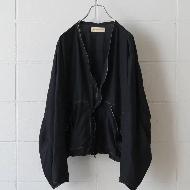 [BUNJANG] Barbell Object 25ss Zip V Jacket Black / 바벨오브젝트 25ss zip v jkt 2size black