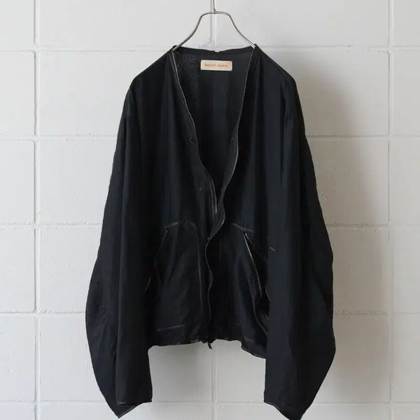 [BUNJANG] Barbell Object 25ss Zip V Jacket Black / 바벨오브젝트 25ss zip v jkt 2size black
