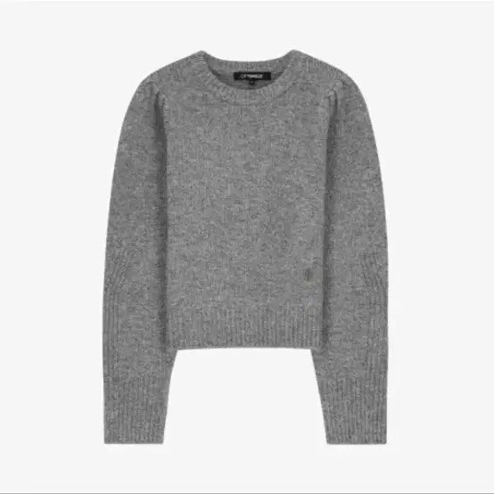 [BUNJANG] Citybreeze Wool Puff Shoulder Knit - Grey / 시티브리즈 울 퍼프숄더 니트 그레이 FREE