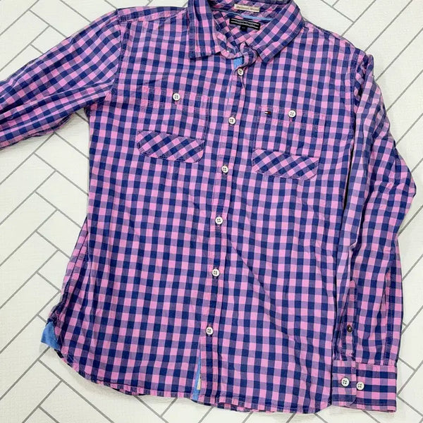 [BUNJANG] Tommy Hilfiger Girls' Checkered Shirt / 타미힐피거 여자160 체크 셔츠