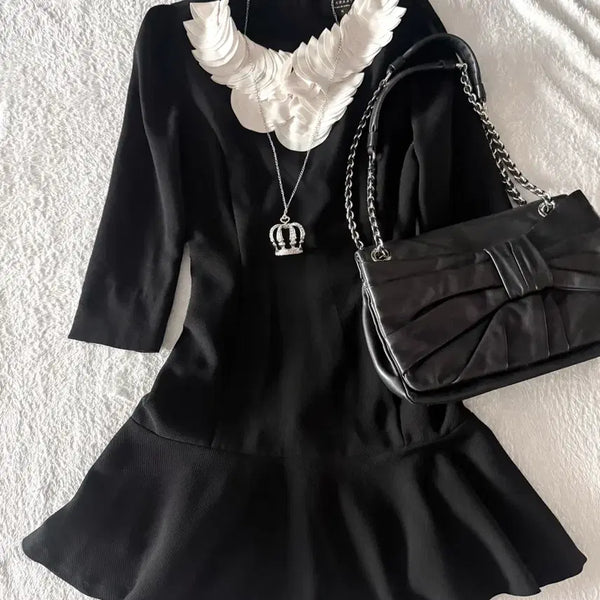 [BUNJANG] Vintage Y2K Gothic Lolita Frill Dress / 프릴 원피스 빈티지 y2k 고스로리 로맨틱고딕 공겜여주 스나계 히메갸루