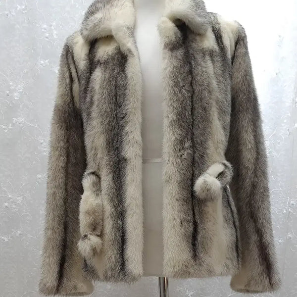 [BUNJANG] Daedong Fur Coat / 대동모피  코트  free