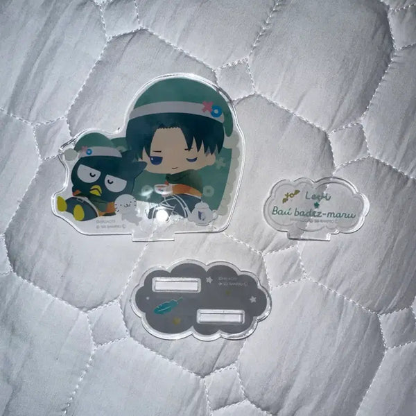 [BUNJANG] Attack on Titan Levi Badtz-Maru Acrylic Stand / 진격의 거인 리바이 배드바츠마루 아크릴 판매