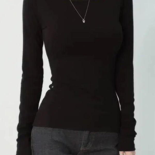 [BUNJANG] Pale Jade Bella Basic Tee Black / 페일제이드 Bella Basic 벨라 베이직 티 블랙 1