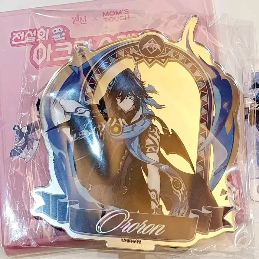 [BUNJANG] Mom's Touch Genshin Impact Allon Mirror Acrylic Stand / 맘스터치 원신 올로룬 거울 아크릴 스탠드