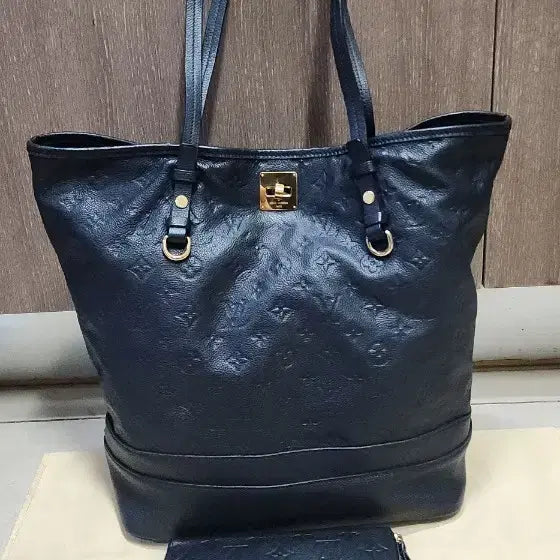 [BUNJANG] Louis Vuitton Empreinte Clemence Wallet & Shoulder Bag GM / 루이비통 앙프렝뜨 숄더백 GM/ 클레망스 장지갑