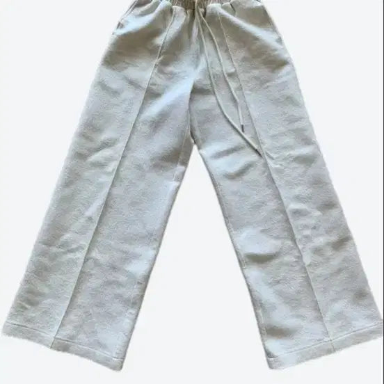 [BUNJANG] Ivory Banding Wide Pants / 아이보리색 밴딩 와이드 팬츠