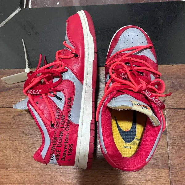 [BUNJANG] Nike x Off-White Dunk Low University Red 260 / 나이키 x 오프화이트 덩크 로우 유니버시티 레드 260