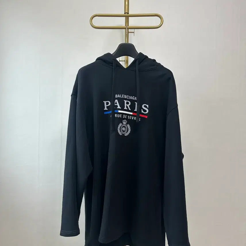 [BUNJANG] Balenciaga Paris Hoodie / [오버 M] 발렌시아가 파리스 후드티 자수