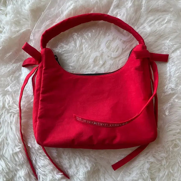 [BUNJANG] Sandy Liang x Baggu Bow Mini Bag Candy Apple / (새상품) Sandy Liang X Baggu 샌디리앙 바쿠 보우 미니백