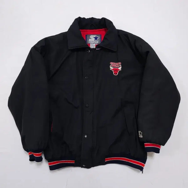 [BUNJANG] Starter 90s Chicago Bulls Bomber Jacket / L) 스타터 90s 시카고 불스 봄버 자켓