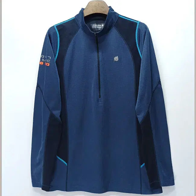 [BUNJANG] Lafuma Zip-Up Long Sleeve T-Shirt Navy 100 / 라푸마 정품 집업 긴팔 티셔츠 100 J-324
