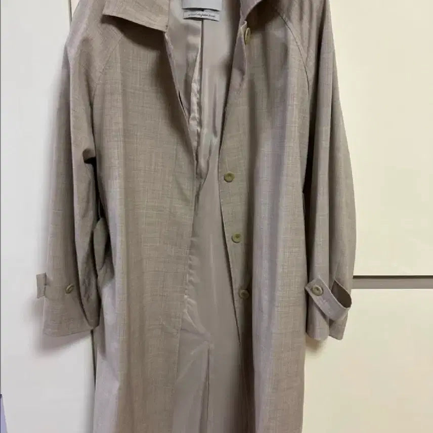 [BUNJANG] Elloge Wool Trench Coat - Size S / 엘로주 Elloge 울 트렌치코트 S사이즈