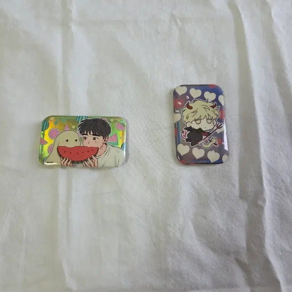 [BUNJANG] Shin-eul Pumneun Bangbeop (How to Embrace a God) Badge / 신을품는방법 신품법 뱃지