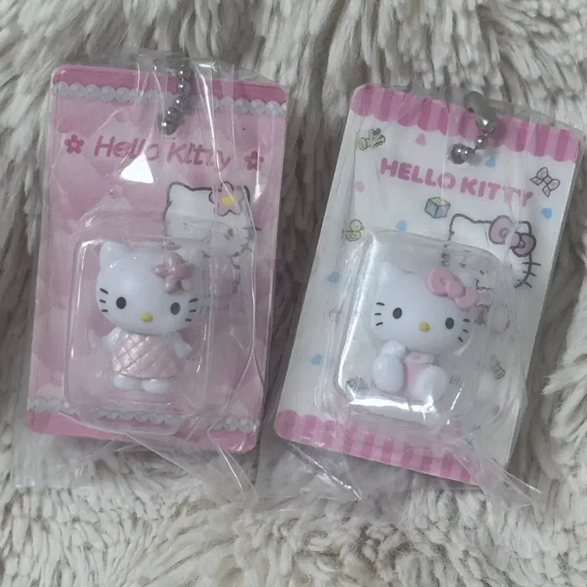 [BUNJANG] Hello Kitty Quilt Kitty Baby Gachapon Keychain (Sealed) / (미개봉) 헬로키티 미니어쳐 패키지 가챠 키링 퀼트키티 베이비