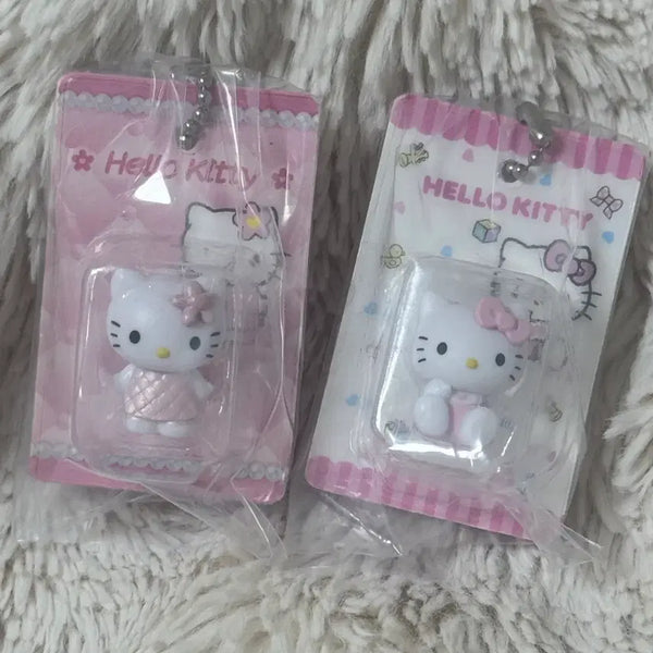 [BUNJANG] Hello Kitty Quilt Kitty Baby Gachapon Keychain (Sealed) / (미개봉) 헬로키티 미니어쳐 패키지 가챠 키링 퀼트키티 베이비