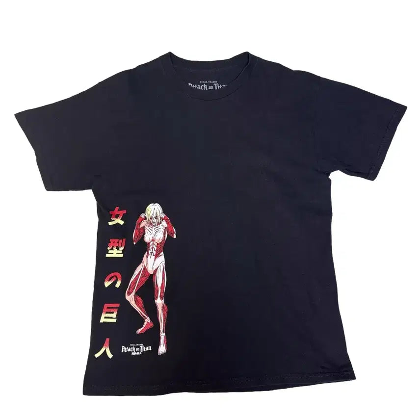 [BUNJANG] Vintage Attack on Titan Final Season Female Titan Graphic T-Shirt L / 빈티지 진격의 거인 파이널시즌 여성형 거인 그래픽 티셔츠 L