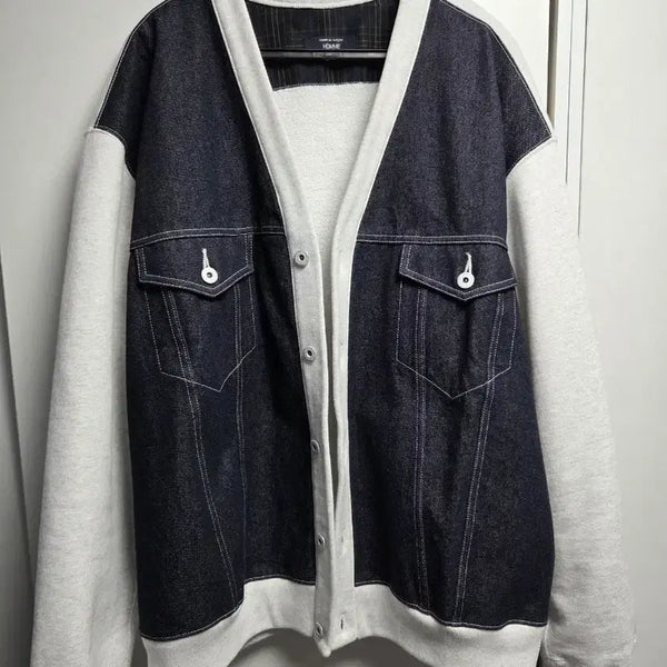 [BUNJANG] Comme des Garçons Homme Plus Mixed Denim Cardigan / !!마지막 가격!! 꼼데가르송 옴므플러스 가디건
