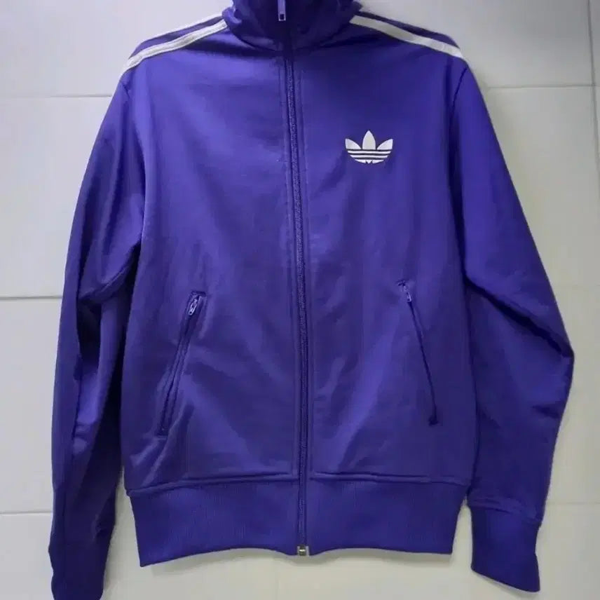 [BUNJANG] Adidas Firebird Purple Track Top Jersey Size S 90 / 아디다스 파이어버드 퍼플 보라 트랙탑 저지 져지집업 S 90
