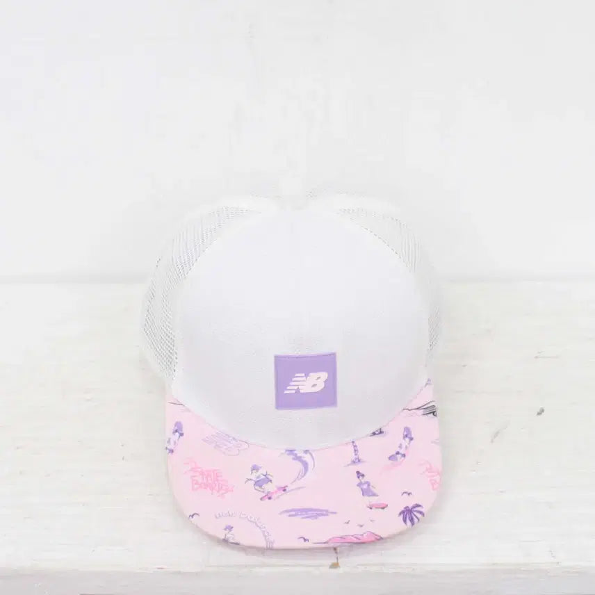 [BUNJANG] New Balance Junior Kids Mesh Snapback Cap Hat / [정품] 뉴발란스 쥬니어 키즈 스냅백 메쉬 캡 모자 L(56) 정인샵