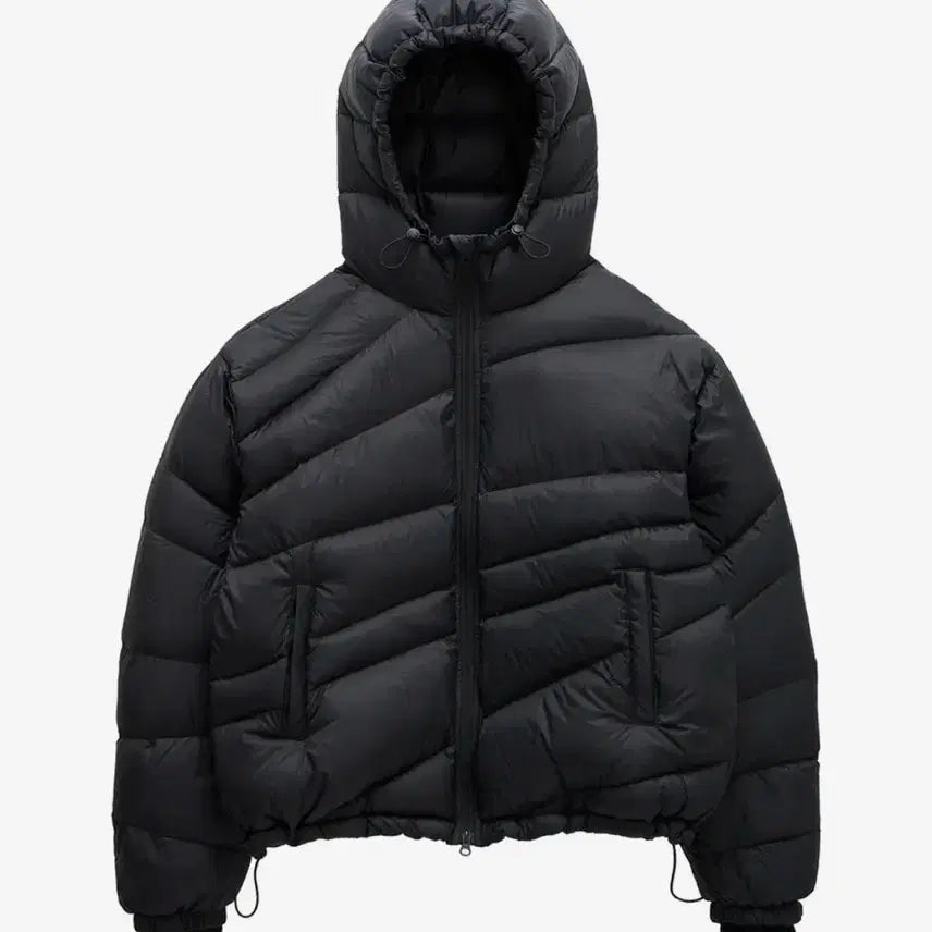 [BUNJANG] Mim The Wardrobe x Coin Seoul Diagonal Lining Down Jumper Padding / [2] 밈더워드로브 X 코인서울 다이애그널 라이닝 다운점퍼 패딩
