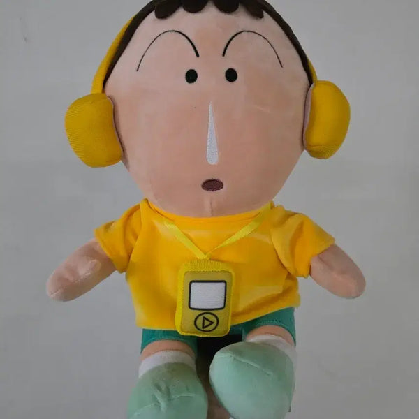 [BUNJANG] Crayon Shin-chan Mameo Headset Plush 28cm Medium Size / 짱구는 못말려 맹구 헤드셋 28cm 중형 인형