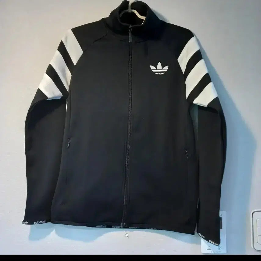 [BUNJANG] Adidas Firebird Black Track Top Jersey Full Zip Jacket Size S / 아디다스 파이어버드 블랙 검정 트랙탑 저지 져지집업 90/S