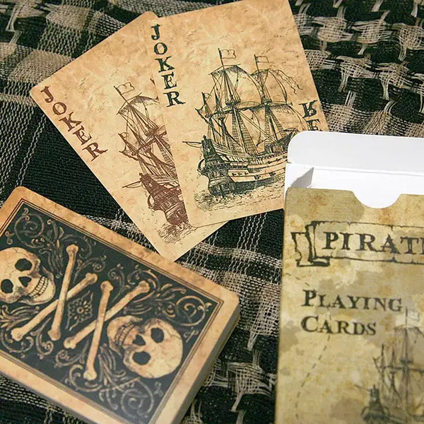 [BUNJANG] Black Lotus Pirate Playing Cards / Black Lotus 해적 트럼프 카드 (미사용, 빈티지, 캠핑, 오락)