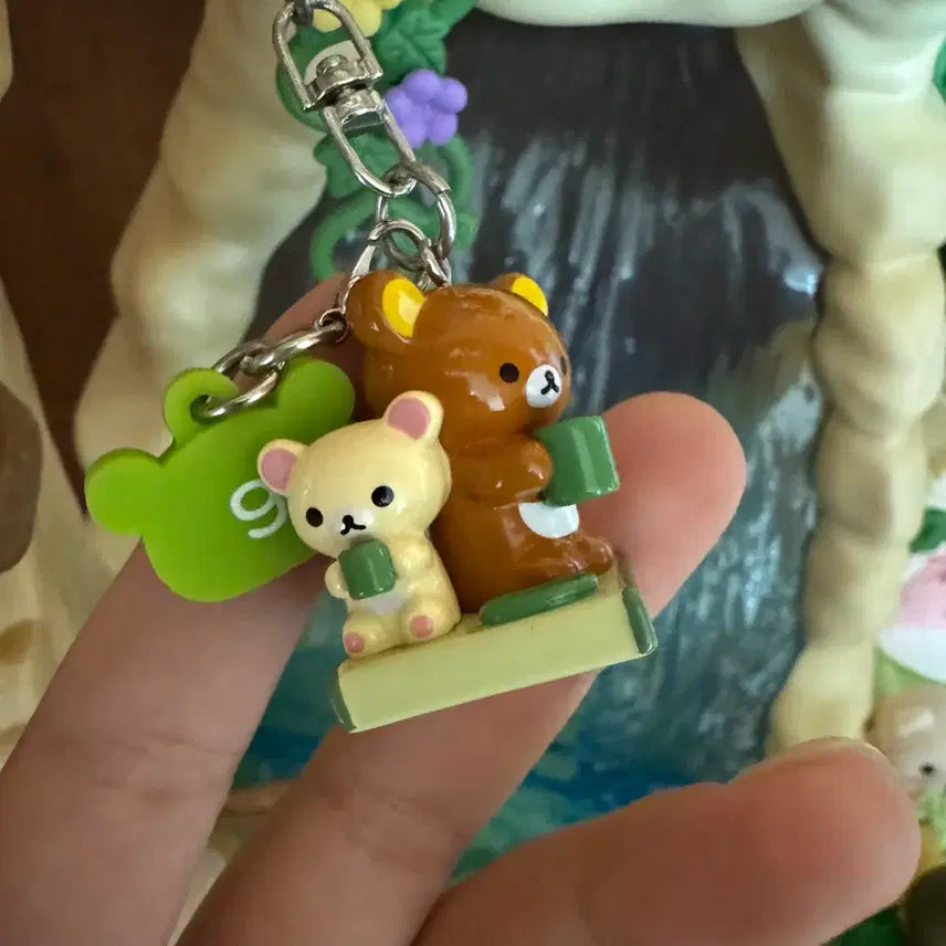 [BUNJANG] Sylvanian Families Smiski Rilakkuma Kyoto Limited Edition Birthday Keychain Bundle Set / 실바니안 블라인드 스미스키 리락쿠마 교토 한정 생일 키링