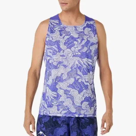 [BUNJANG] ASICS Fuji Trail Running Singlet & Shorts Set - Size M / 세트) 아식스 후지 트레일 러닝 싱글렛 쇼츠 세트