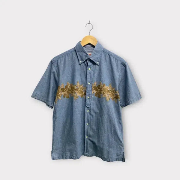 [BUNJANG] McGregor Denim Aloha Shirt M / 맥그리거 데님 알로하 셔츠 M