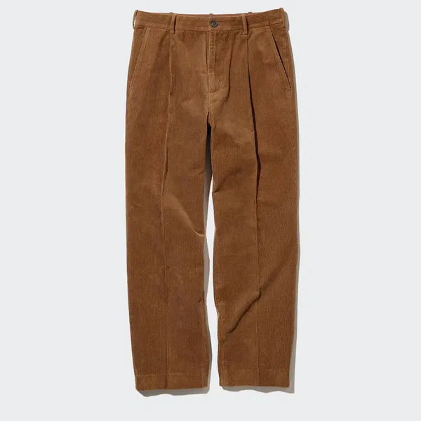 [BUNJANG] Uniqlo Tucked Wide Pants (Corduroy) / [S]유니클로 턱와이드팬츠(코듀로이)