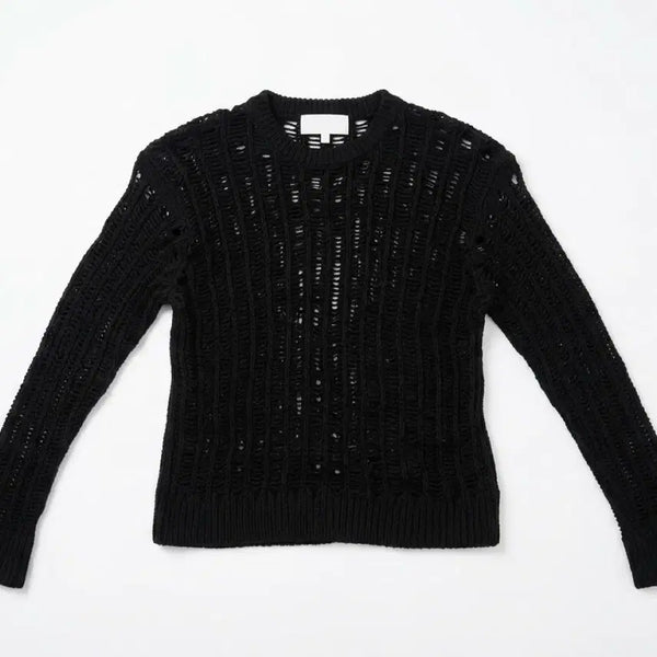 [BUNJANG] Sheer Summer Loose Fit Mesh Knit / [빠른배송] 시스루 썸머 루즈핏 그물 니트