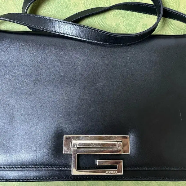[BUNJANG] Gucci G Logo Turn-lock Shoulder Bag / (정품) 구찌 G로고 턴락 숄더백 (안감 수선 필요)