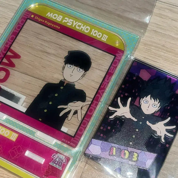 [BUNJANG] Mob Psycho 100 Shigeo Mob Acrylic Stand Set (Sealed) / 미개봉+가격인하) 모브사이코100 시게오 모브 아크릴 스탠드 세트