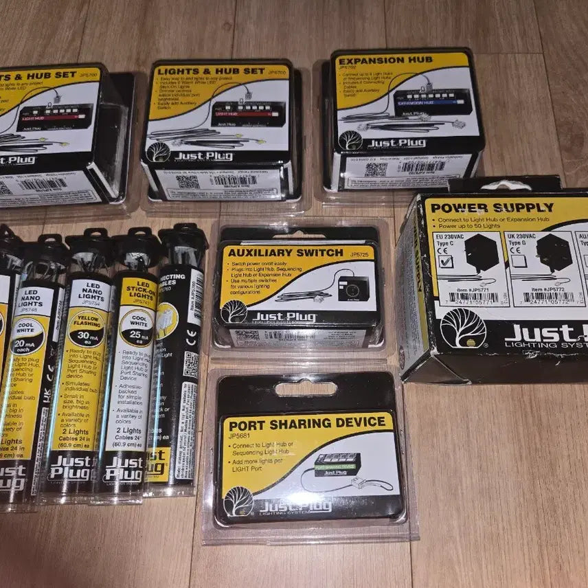 [BUNJANG] Woodland LED Lighting and Electronic Component Set / 우드랜드LED 조명 및 전자기기 부품 세트