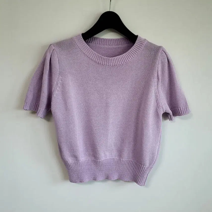 [BUNJANG] Puff Crop Knit S / 퍼프 크롭 니트 S